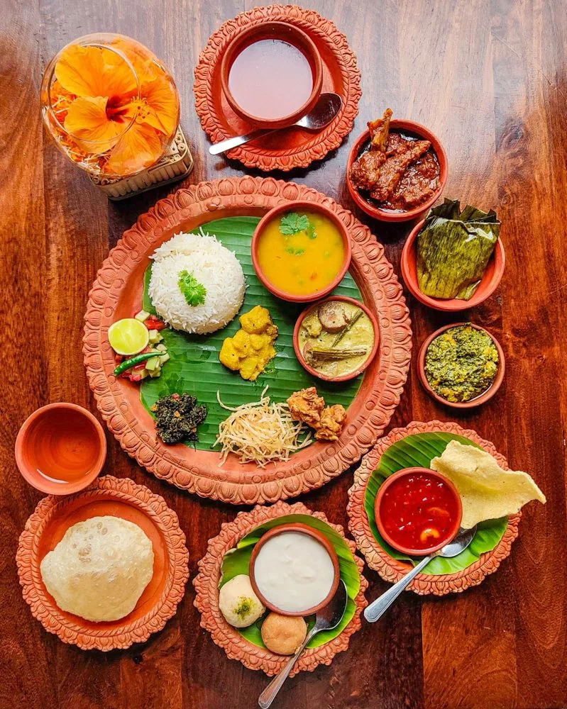Bengali thali